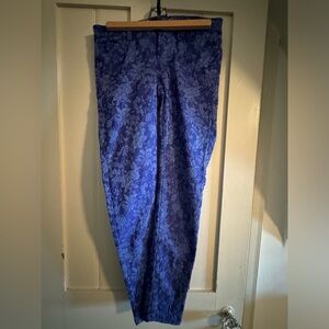 Lauren Conrad Blue Floral Jeans